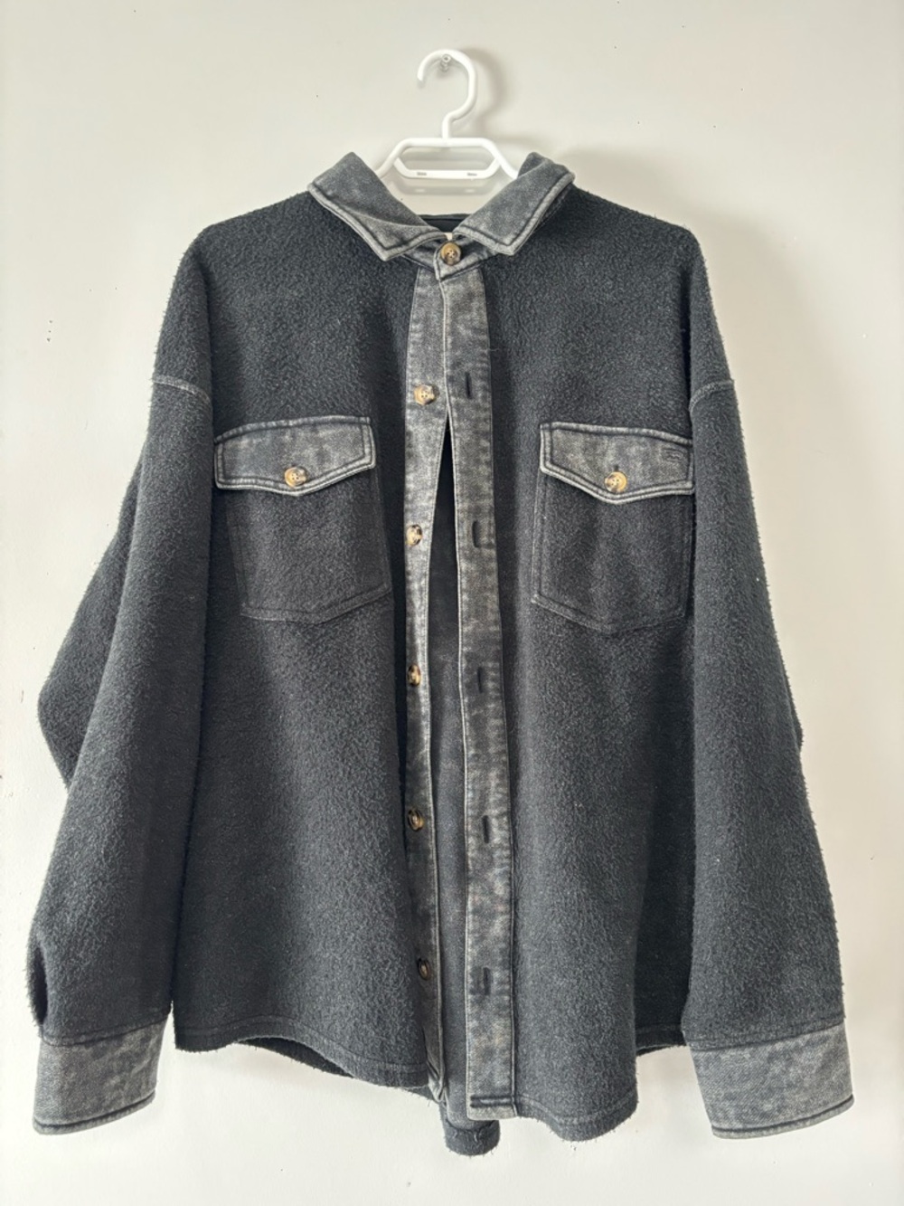 Billabong Black & Grey Shacket
